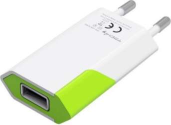 Techly Slim USB charger 230V ->