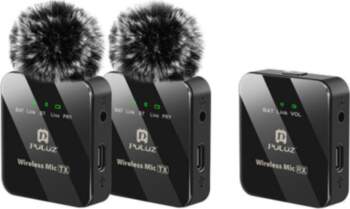 Wireless Lavalier Microphone PULUZ 2 TX