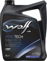 WOLF VITALTECH 5W40 PI 5L API
