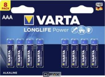 1x8 Varta Longlife Power Micro AAA