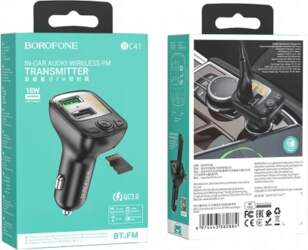 Borofone BC41 automašīnas FM raidītājs USB