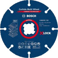 Bosch EXPERT X-LOCK Carbide MultiWheel cutting