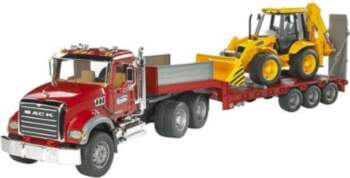 Bruder MACK Granite low loader and