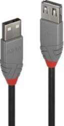 CABLE USB2 TYPE A 0.5M/ANTHRA