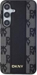 DKNY PU Leather Checkered Pattern MagSafe