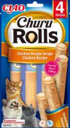 INABA Churu Rolls Chicken recipe wraps