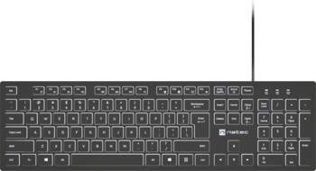 Natec Keyboard, Herring Glow, US, Backlit