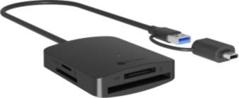 Raidsonic 4-in-1 Card Reader with USB