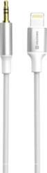 Swissten Audio Adapter Textile Lightning -