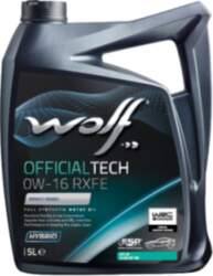 WOLF OFFICIALTECH 0W16 RXFE 5L API