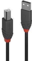 CABLE USB2 A-B 0.2M/ANTHRA 36670