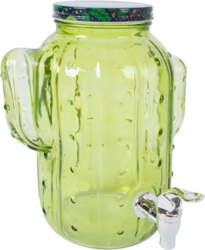 Stikla burka Cactus 3,5l zaļa