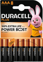 Duracell Plus Boost MN2400 BL8 AAA