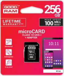 GOODRAM memory card Micro SDXC 256GB