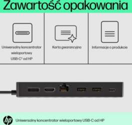 HP Universal USB-C Multiport Hub 50H98AA