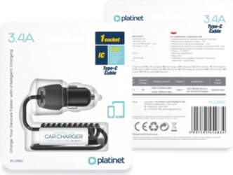 Platinet car power adapter 3.4A