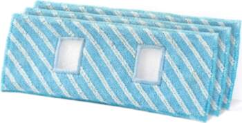 Set of microfiber mop pads for