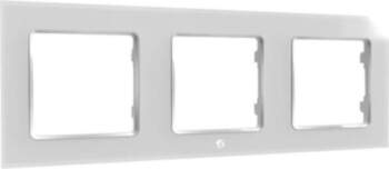 Switch frame triple Shelly (white) FRAME3WHITE