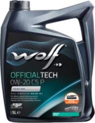 Wolf OFFICIALTECH 0W-20 C5P 5L API