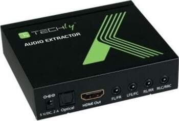 Adapteris AV Techly HDMI 4K audio