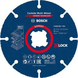 Bosch EXPERT X-LOCK Carbide MultiWheel cutting