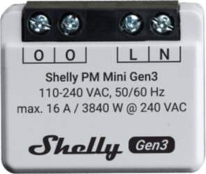 Controller Shelly PM Mini Gen3 PMMINIGEN3