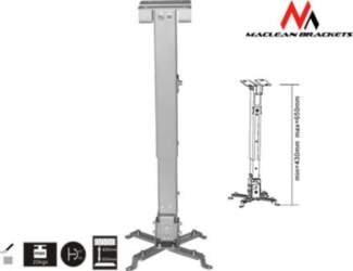 Maclean MC-581 Universal Ceiling Projector Screen