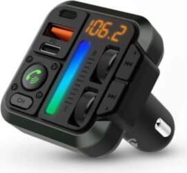 Nedis Car FM Transmitter Fixed, black