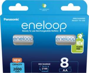 Panasonic eneloop rechargeable battery AA 2000