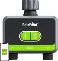 RainPoint 2-zone irrigation controller with app