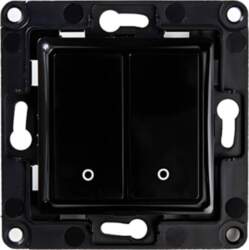 Shelly wall switch 2 button (black)