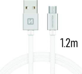 Swissten Textile Universāls Micro USB Datu