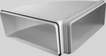 Elica Horizontal Rectangular Bend 90 deg