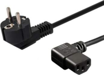 SAVIO Power cable Schuko (M) angled