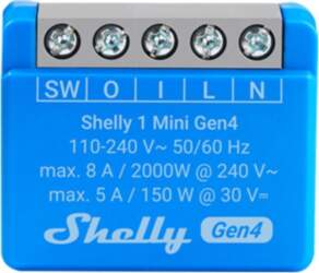 SHELLY 1 Mini Gen4 Smart switch