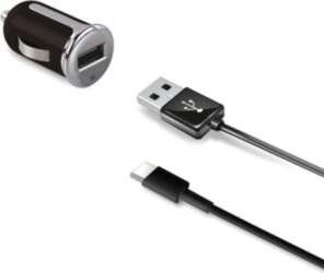 Type-C Car Adapter By Celly Black