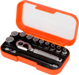 Bahco 1/4" Square Drive Socket Set