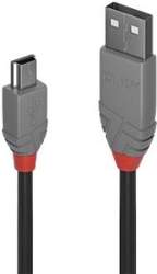CABLE USB2 A TO MINI-B 5M/ANTHRA