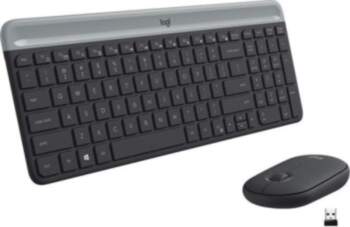 Logitech Slim Combo MK470, SWE, gray