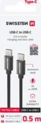 Swissten Textile USB-C / USB-C Datu