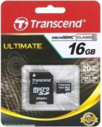 Transcend memory card Micro SDHC 16GB