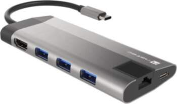 NATEC MULTIPORT FOWLER PLUS USB-C, HDMI