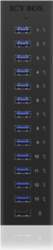 Raidsonic 13-port hub with USB Type-A