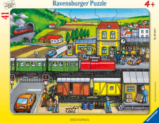 Ravensburger Frame Puzzle 41 pc Train