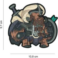 Uzšuve 3D PVC Patch Viking Ox