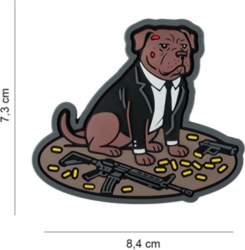 Uzšuve 3D PVC Patch Pitbull #4116