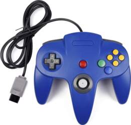 N64 Wired Controller Blue