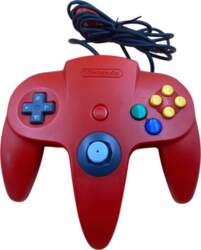 N64 Wired Original Controller Red