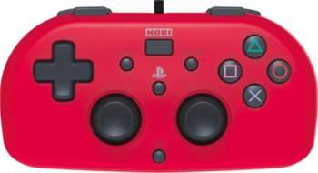 PS4 HORIPAD MINI RED WIRED CONTROLLER