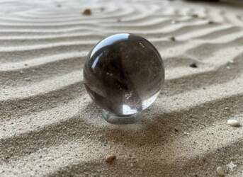 Dūmu kvarca lode 6,5 cm